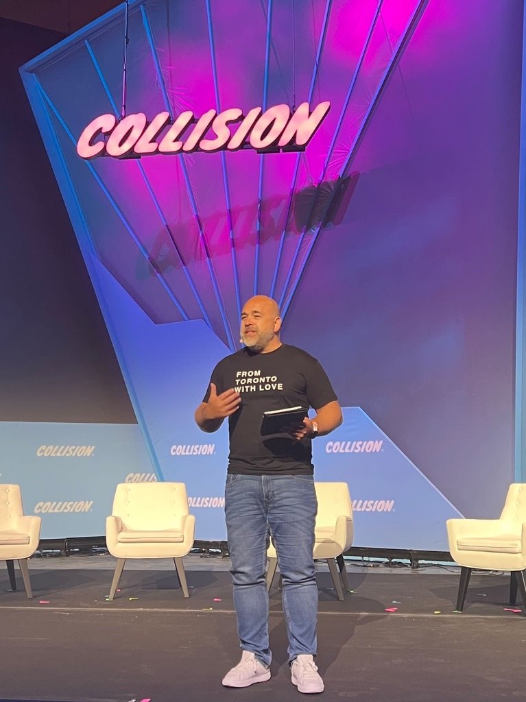 Danny Frietman moderator MC on stage 34